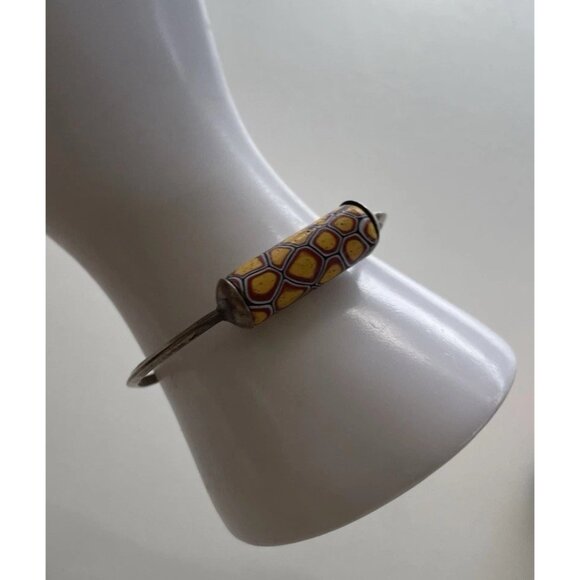 Old Venetian Navajo 925 Sterling Silver Stamped Women’s Cuff Bracelet Sz 6.5 - Picture 12 of 15